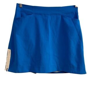 Nike Women's Blue Plaid Skort Size 2 Casual Golf Short Skirt